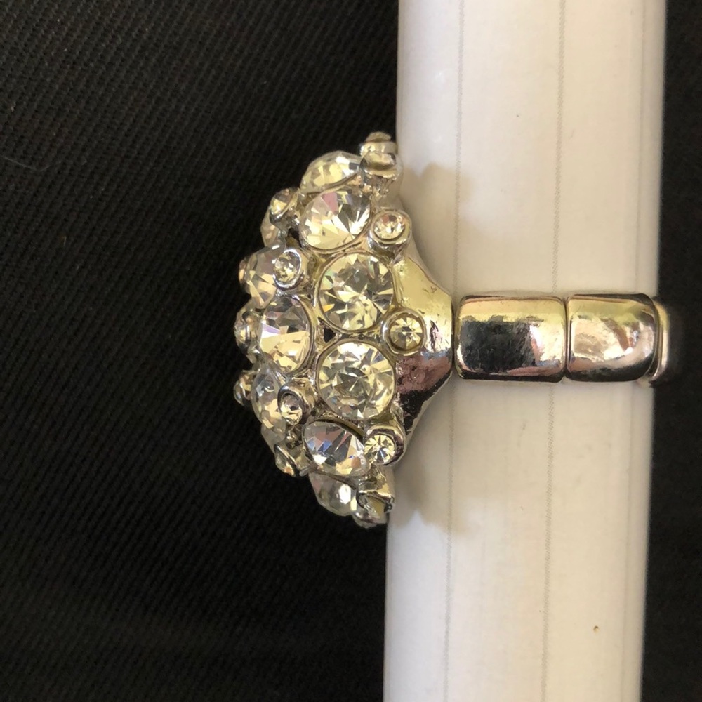 Multi-Rhinestone Dome Ring - Picture 2 of 3